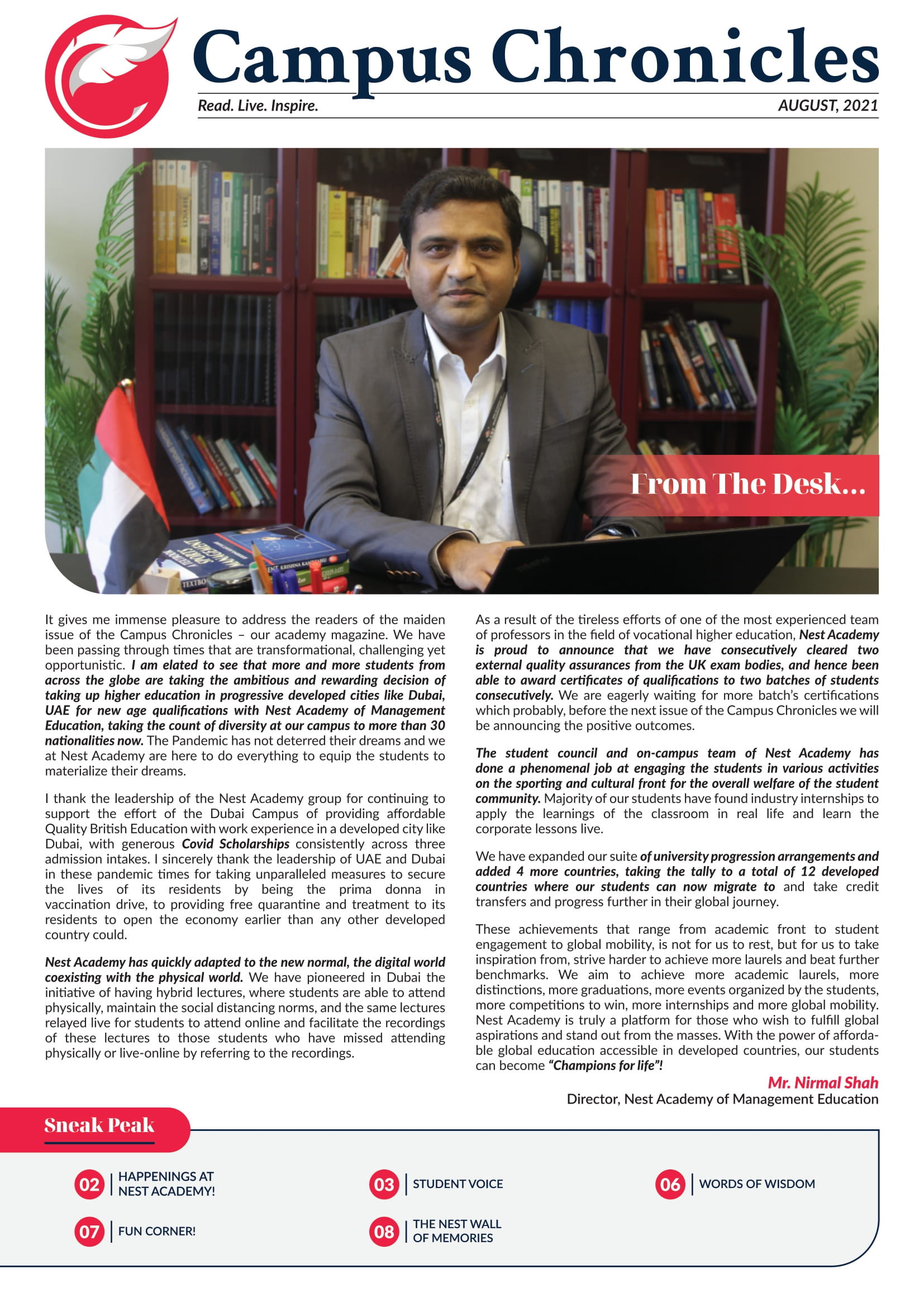 August 2021 Edition cover