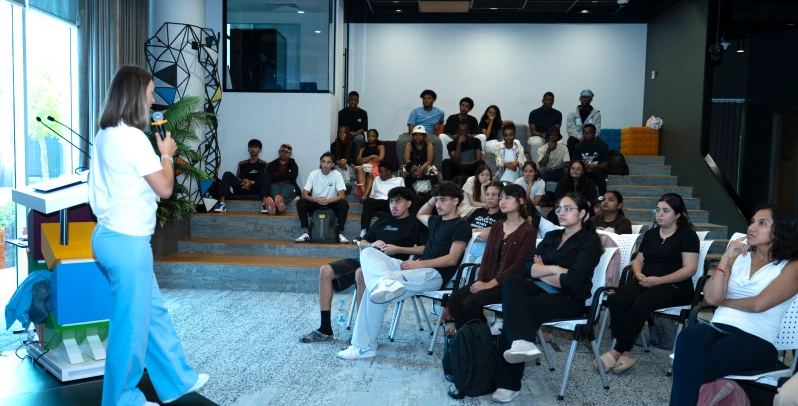 A careers session in progress at the Nest Academy campus