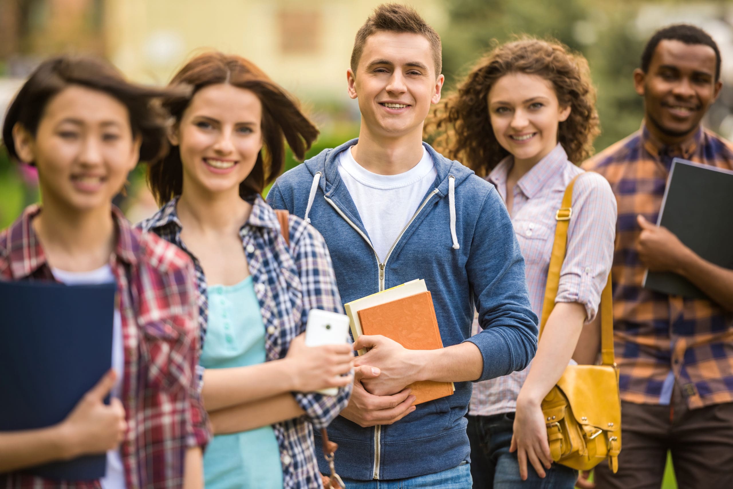 Students outdoors